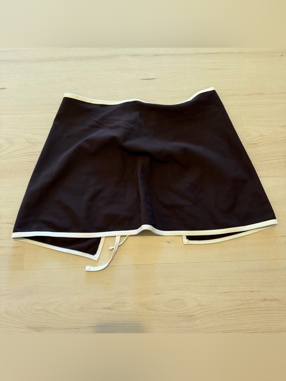 Wilo the Label Brown Cove Up Swim Skirt